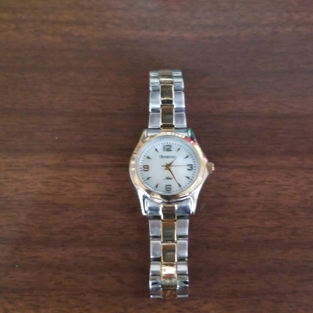 Armitron ladies two tone watch